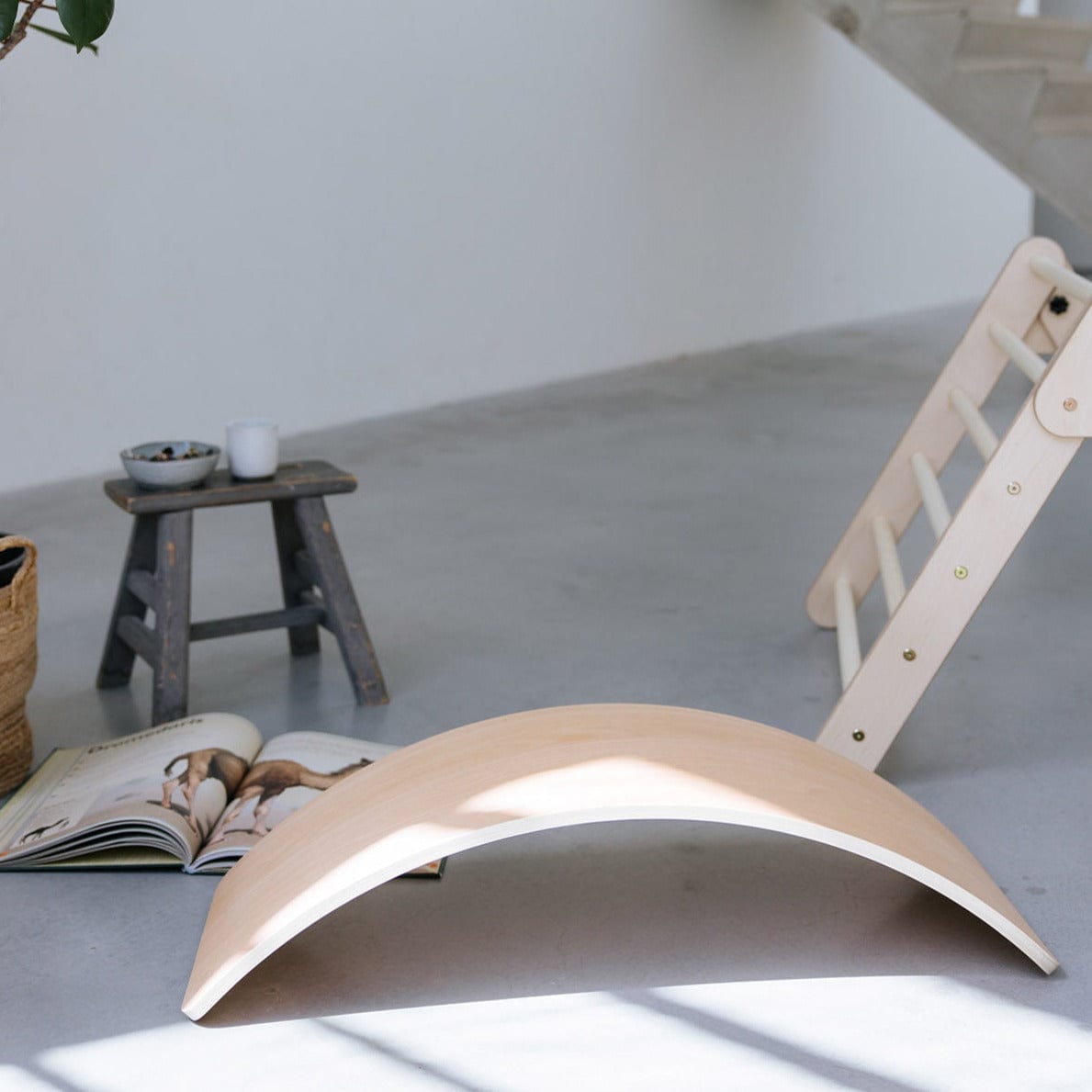 Jindl Balancierbrett aus Holz ohne Filz