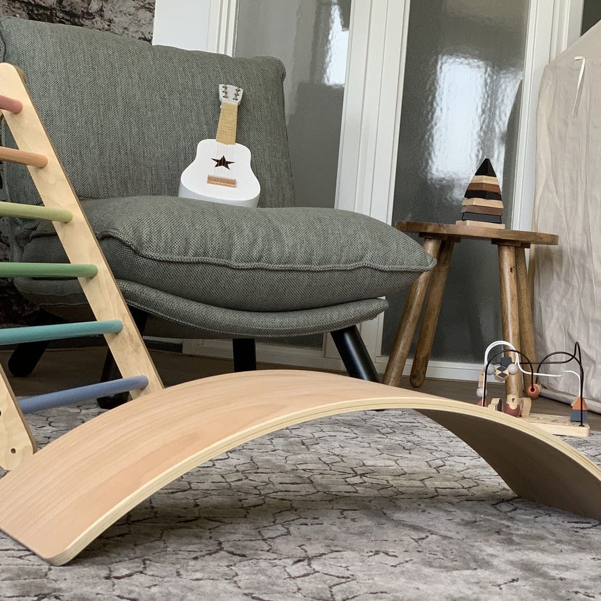 Jindl Balancierbrett aus Holz ohne Filz