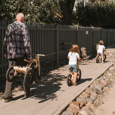 LEG&GO Holz-Laufrad Add-On "Tricycle"