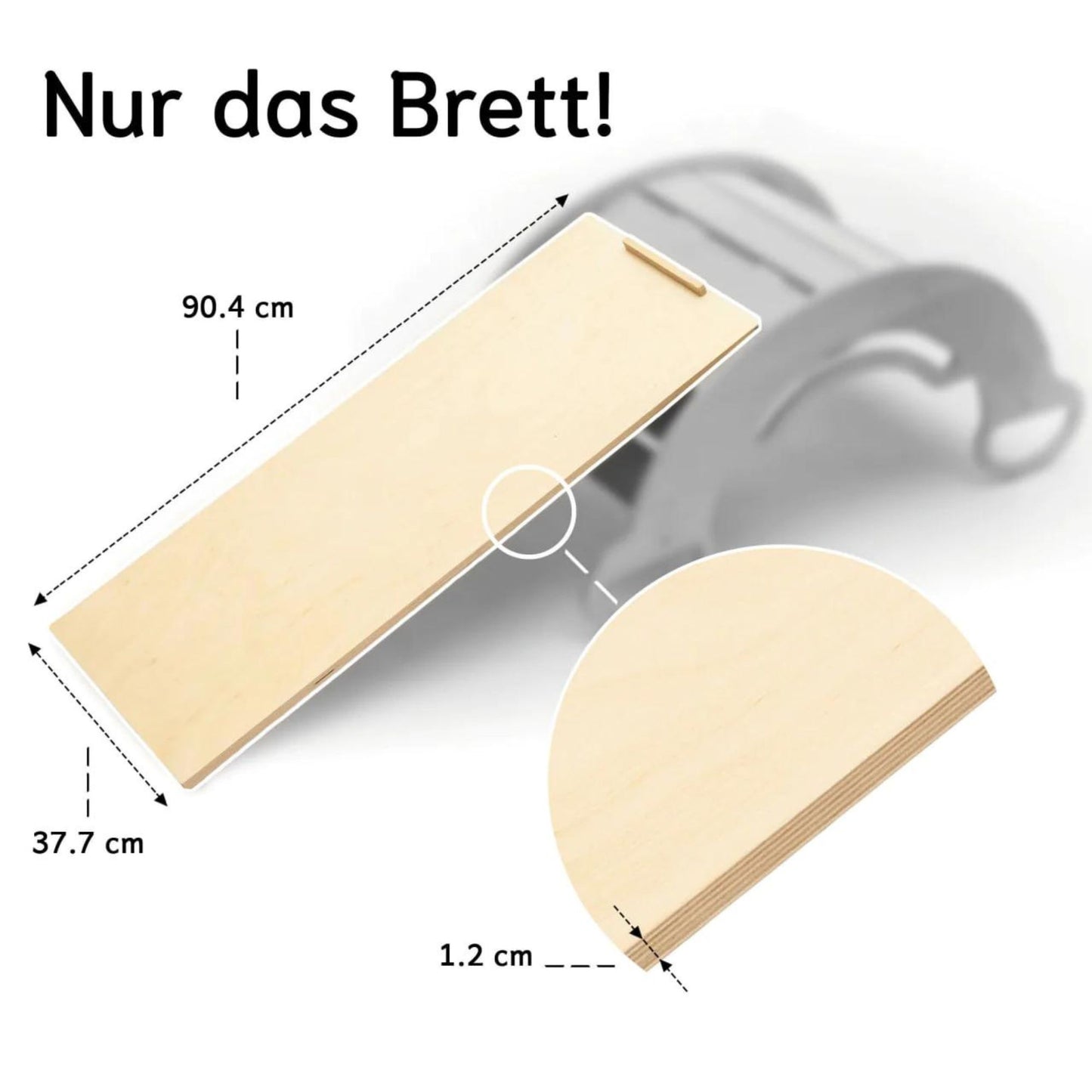Doppelseitiges Rutschbrett für Kletterbogen