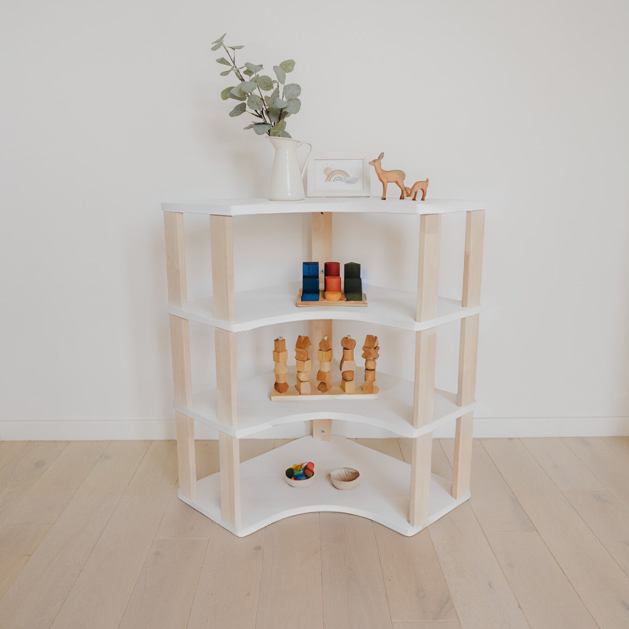 Modulares Eckregal für Kinder | MODURA