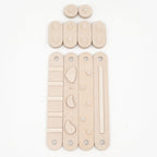 Koppelbare 2in1 Balancierbalken - 4er Set