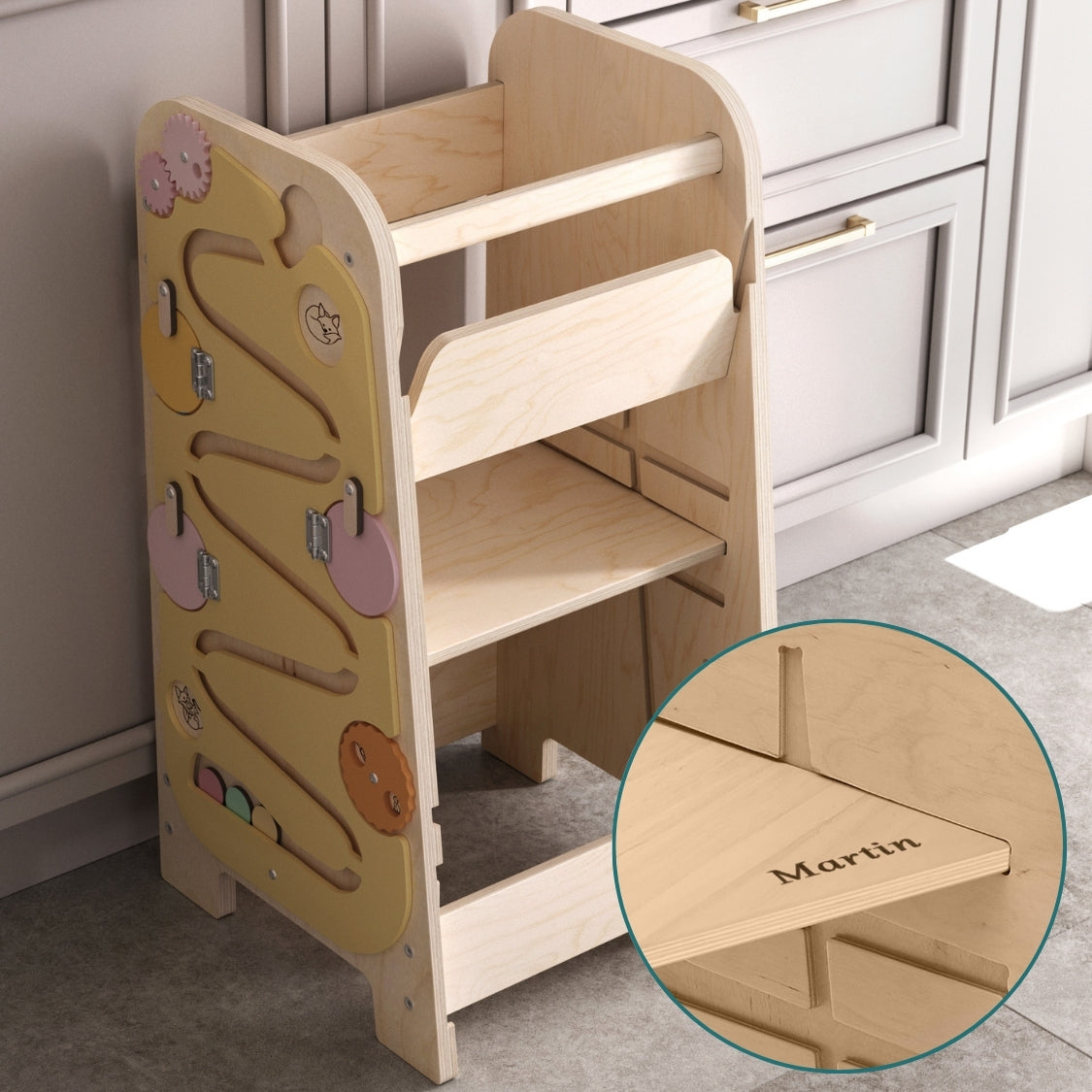 Multifunktionaler 5in1 Lernturm