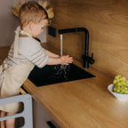 2in1 Lernturm und Tisch - Klarlack - Juniorito