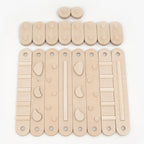 Koppelbare 2in1 Balancierbalken - 8er Set