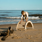 3in1 Kletterbogen, Wippe & Rampe - Blau - Juniorito