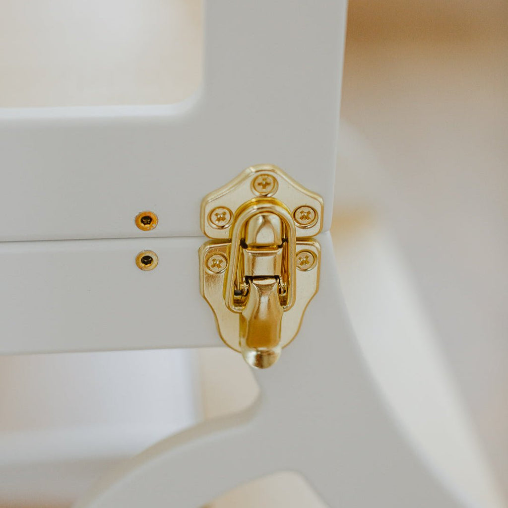 3in1 Lernturm mit Tisch & Tritthocker - Baum - Design - Schwarz - Juniorito