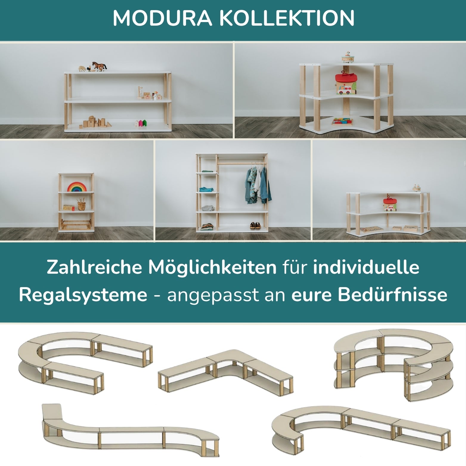 Modulares Kinderregal | MODURA