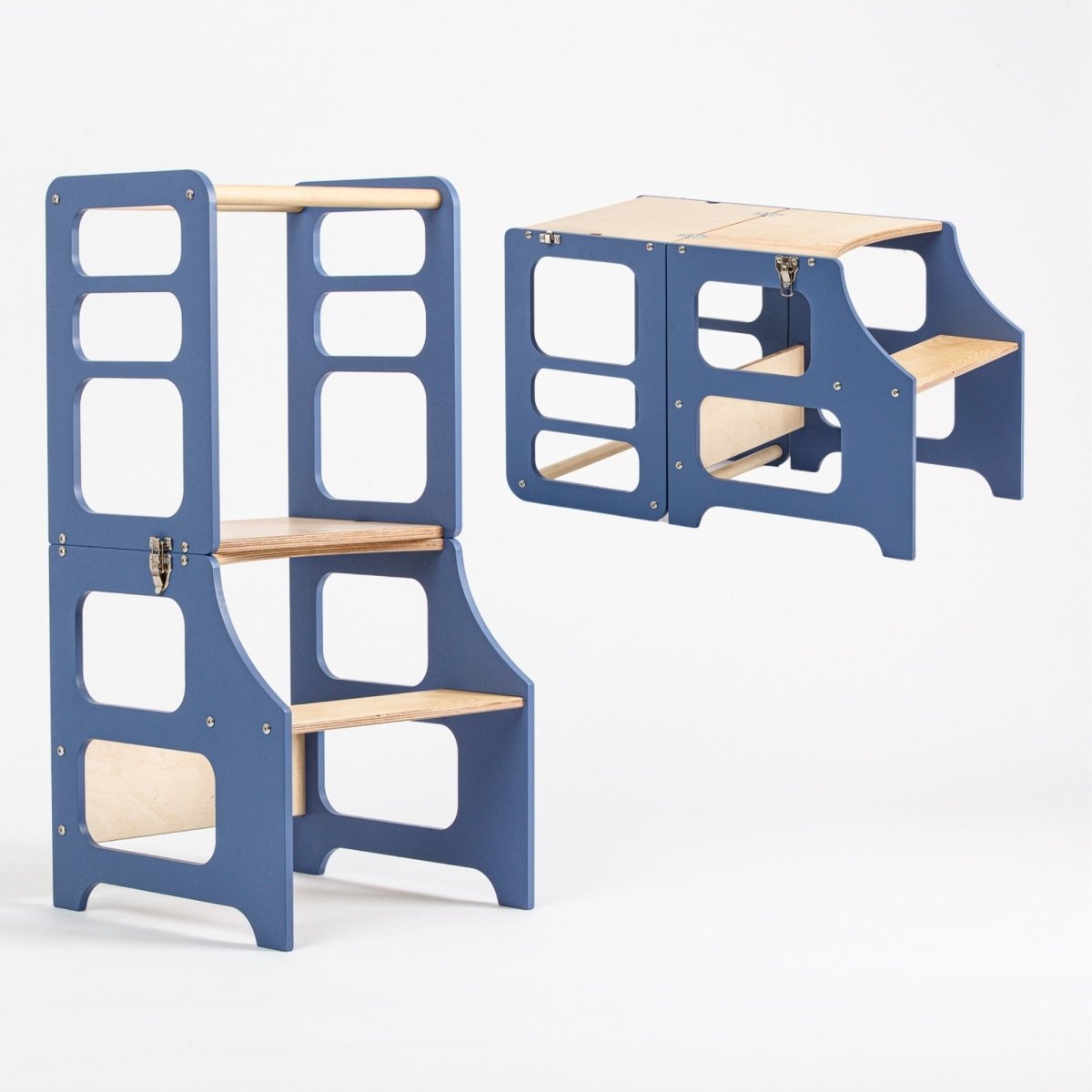 4in1 Lernturm - Blau - Nur Lernturm/Kindertisch - Juniorito