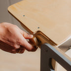 4in1 Lernturm - Klarlack - Nur Lernturm/Kindertisch - Juniorito