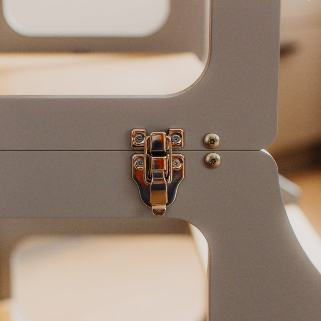 4in1 Lernturm - Klarlack - Nur Lernturm/Kindertisch - Juniorito