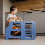 4in1 Lernturm - Klarlack - Nur Lernturm/Kindertisch - Juniorito