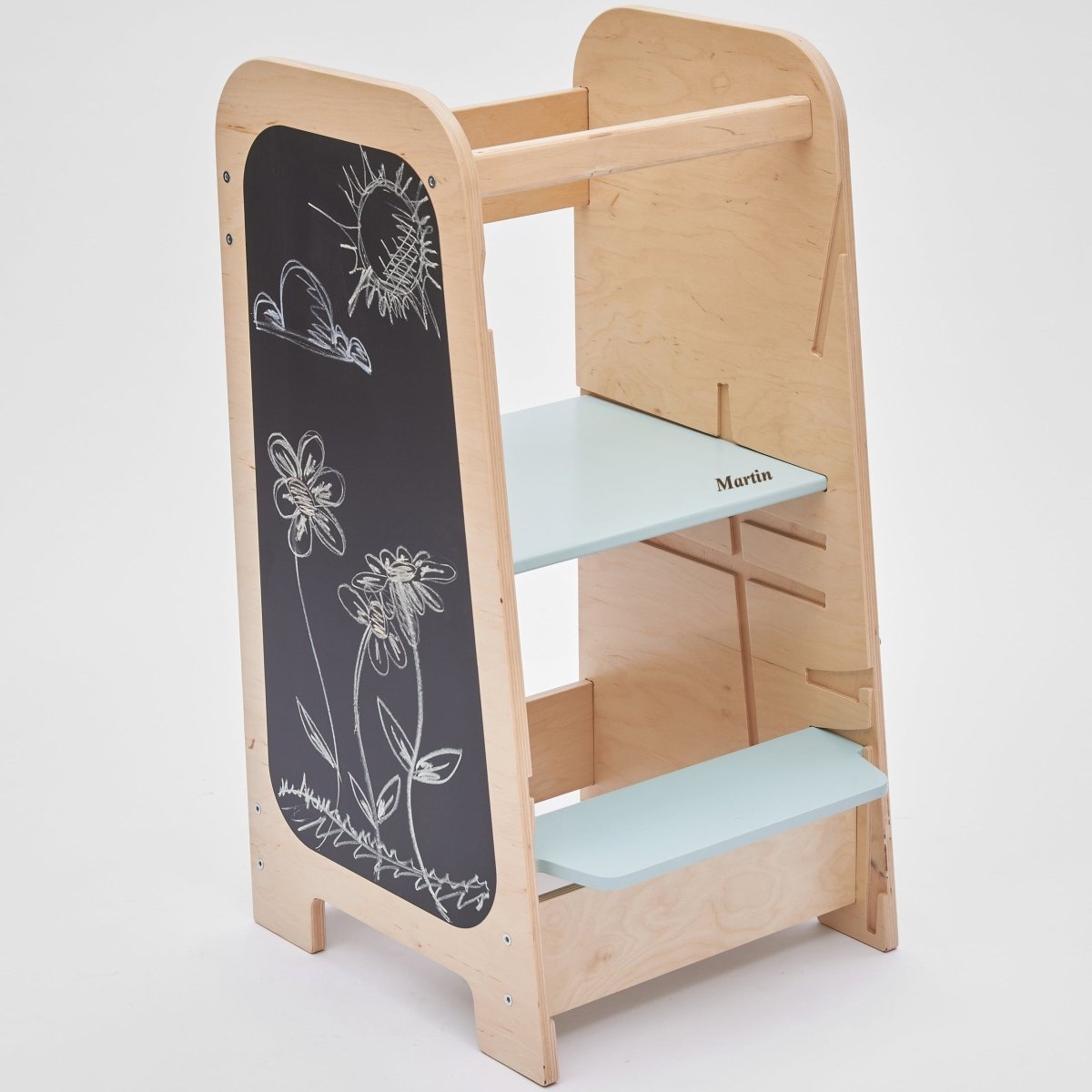 5in1 Lernturm "Multi" - Mint - mit Gravur - Juniorito
