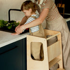 Kippsicherer Lernturm mit Rausfallschutz