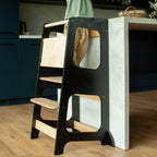 Kippsicherer Lernturm mit Rausfallschutz