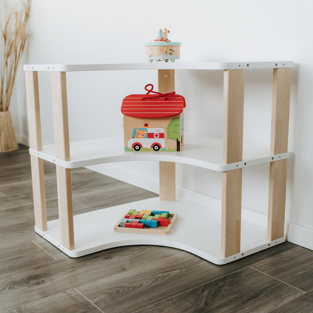 Modulares Eckregal für Kinder | MODURA