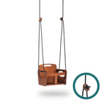 Babyschaukel aus Holz - Braun - Juniorito