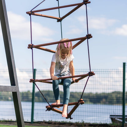 Dreieck - Strickleiter für Kinder - Braun - M - Juniorito