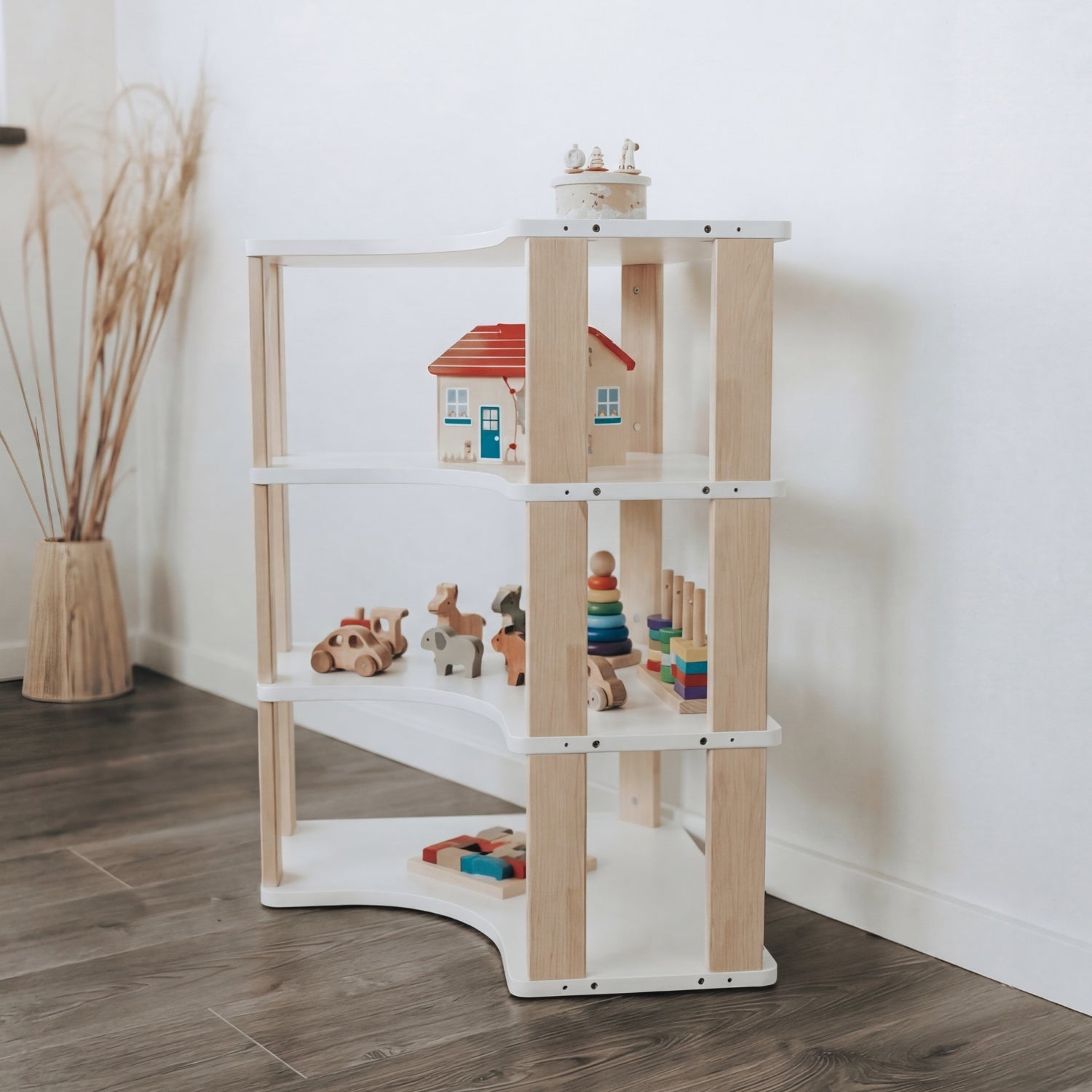 Modulares Eckregal für Kinder | MODURA