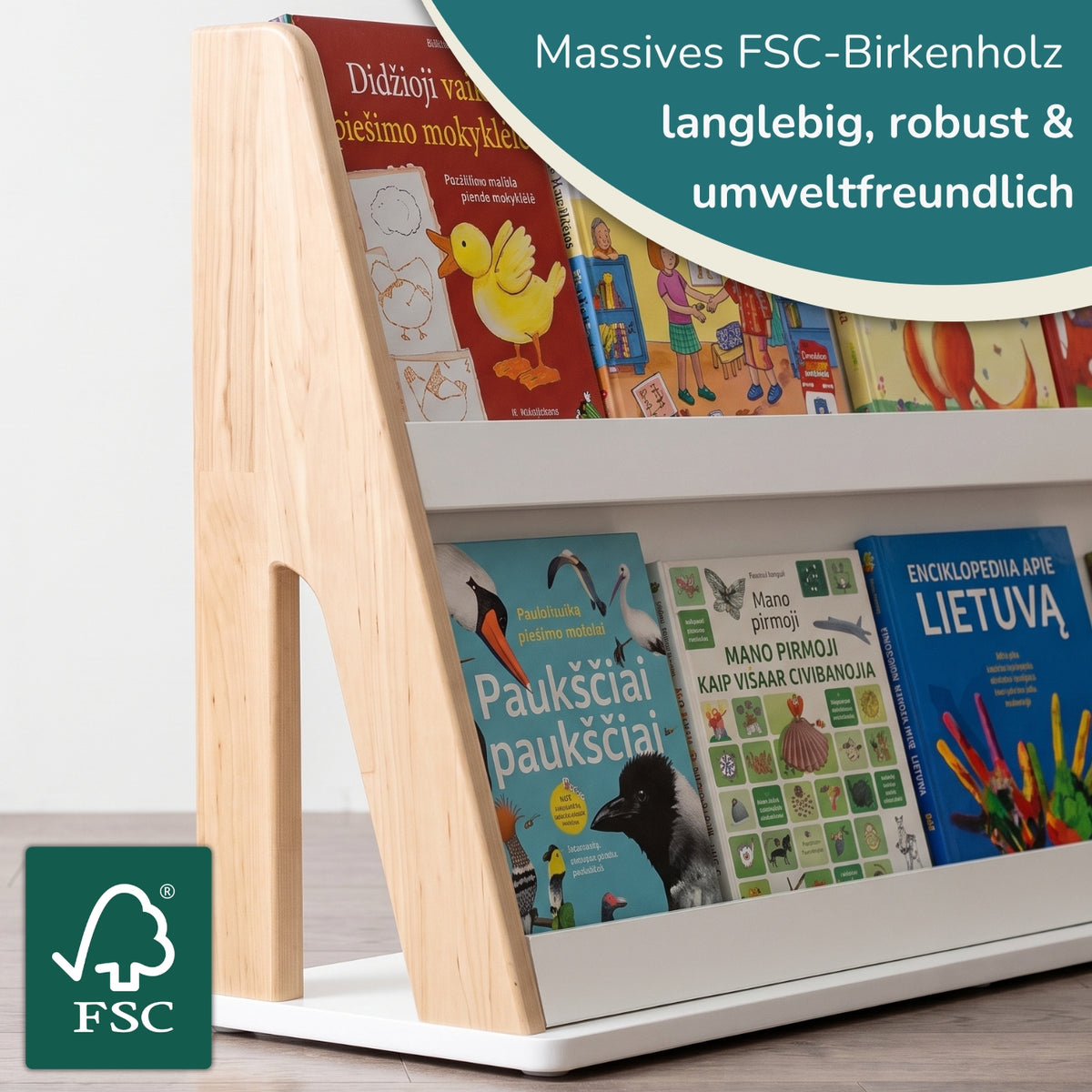 Modulares Kinderbücherregal | MODURA