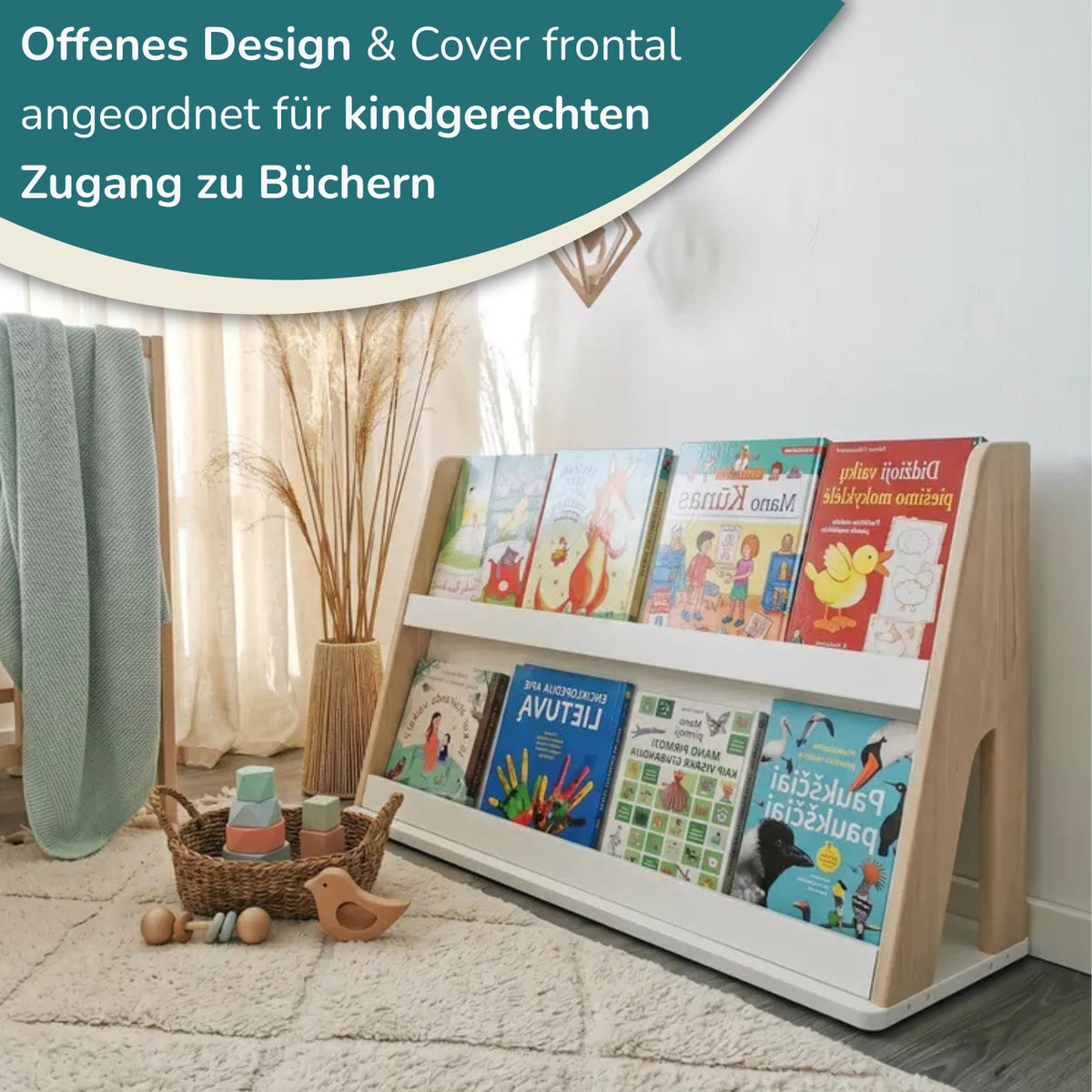 Modulares Kinderbücherregal | MODURA