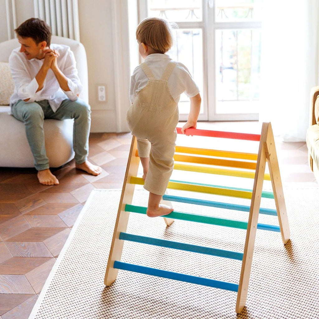 Klappbares Pikler Dreieck | Bunt - Juniorito