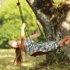 Klassische Holzschaukel für Kinder - Braun - Juniorito