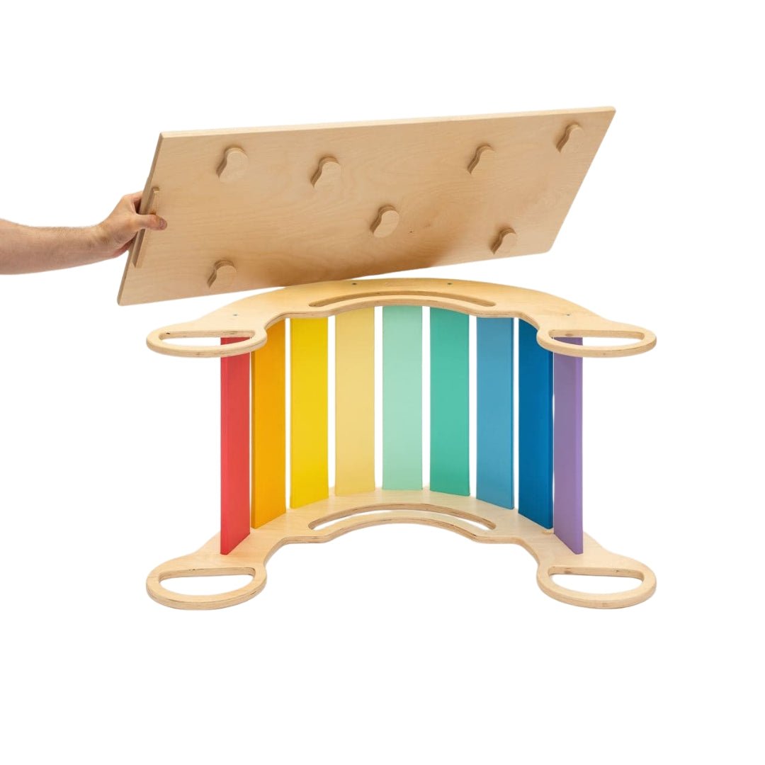 Kletterbogen mit Rutsche | Bunt - Juniorito