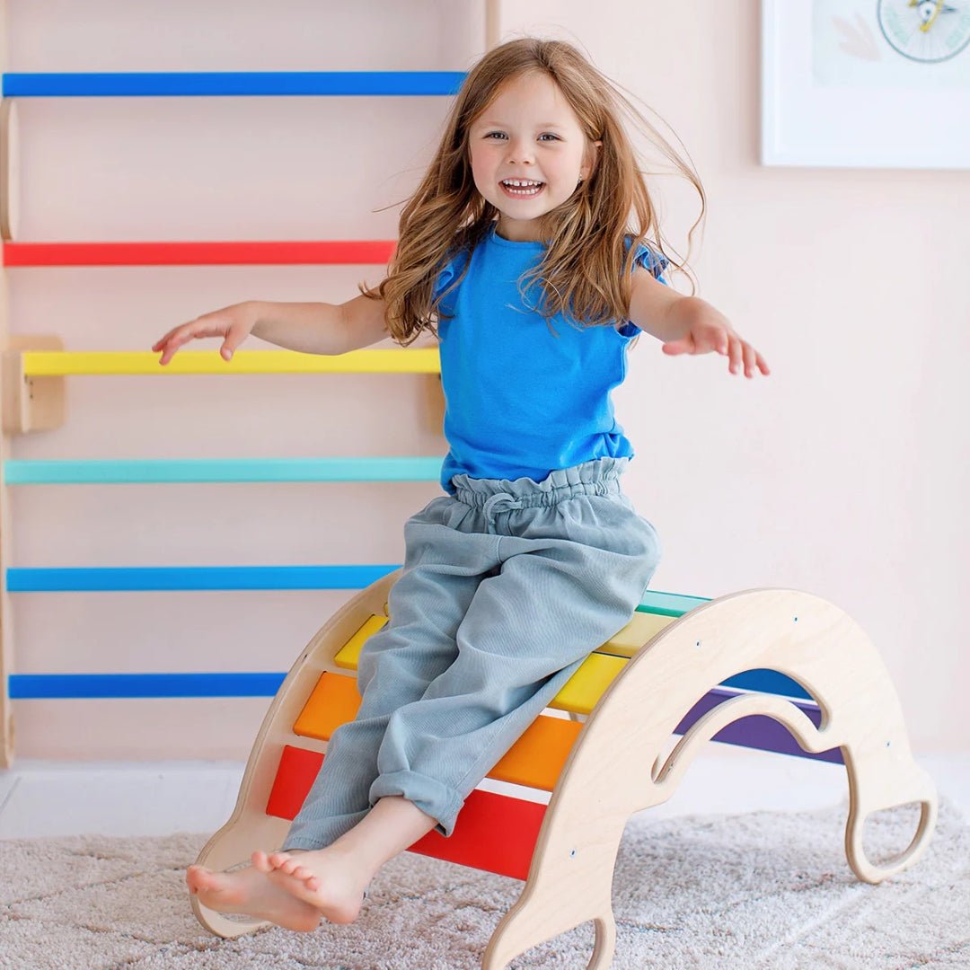 Kletterbogen mit Rutsche | Bunt - Juniorito