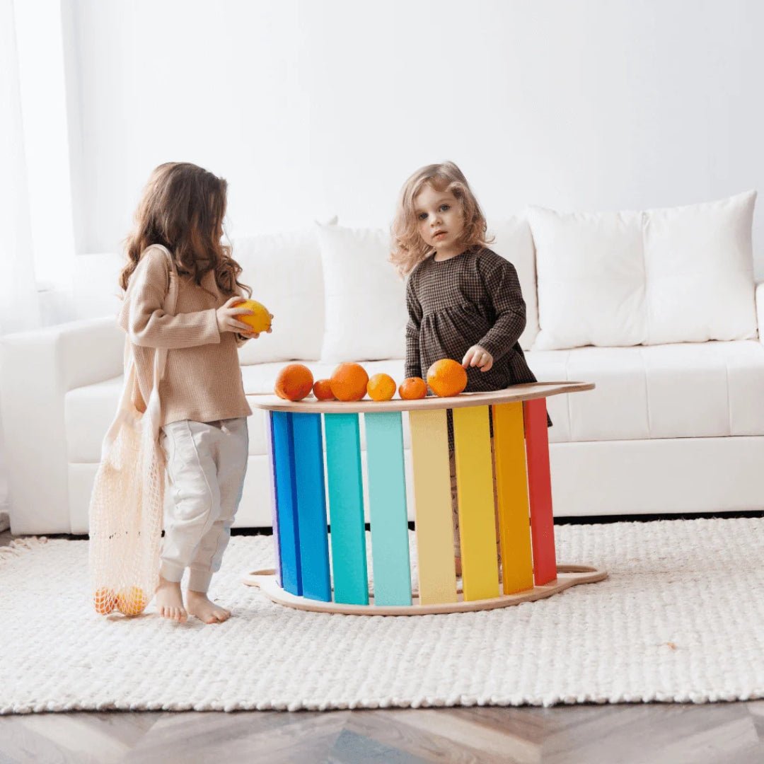 Kletterbogen mit Rutsche | Bunt - Juniorito