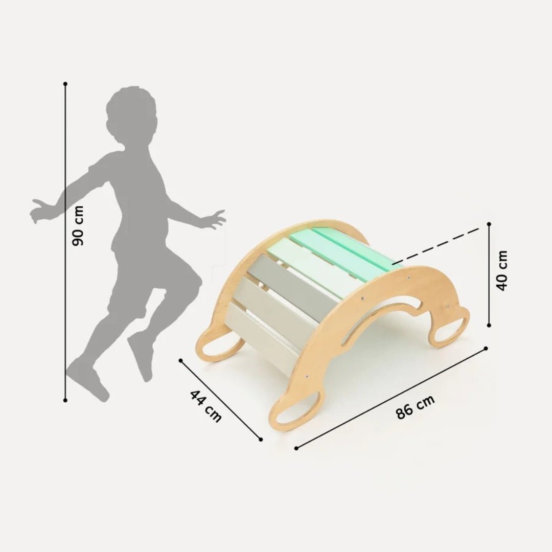 Kletterbogen mit Rutsche | Mint - Juniorito