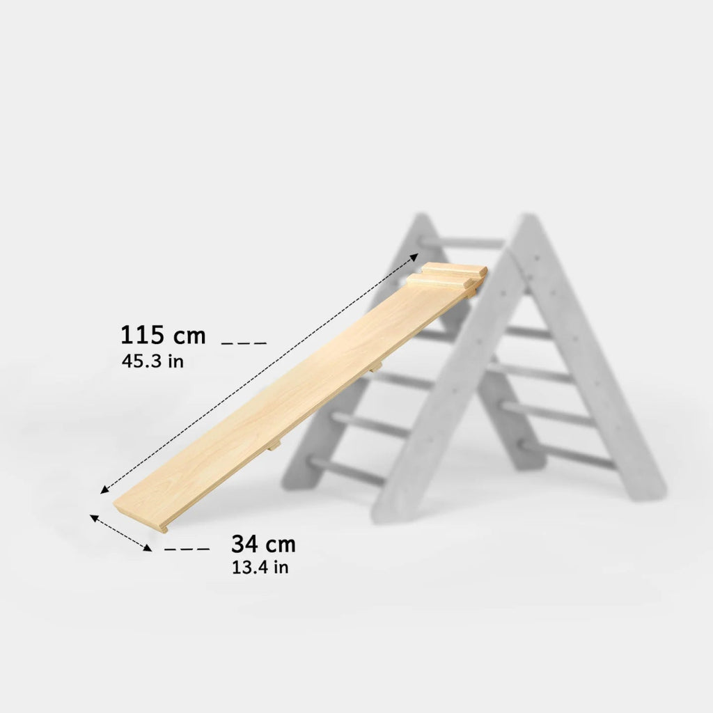 Kletterdreieck und Bogenwippe + Rutsche SET | Bunt - Juniorito