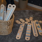 Koppelbares Balancierbalken 8er Set - doppelseitig - Bunt - Juniorito