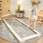 Koppelbares Balancierbalken 8er Set - doppelseitig - Bunt - Juniorito