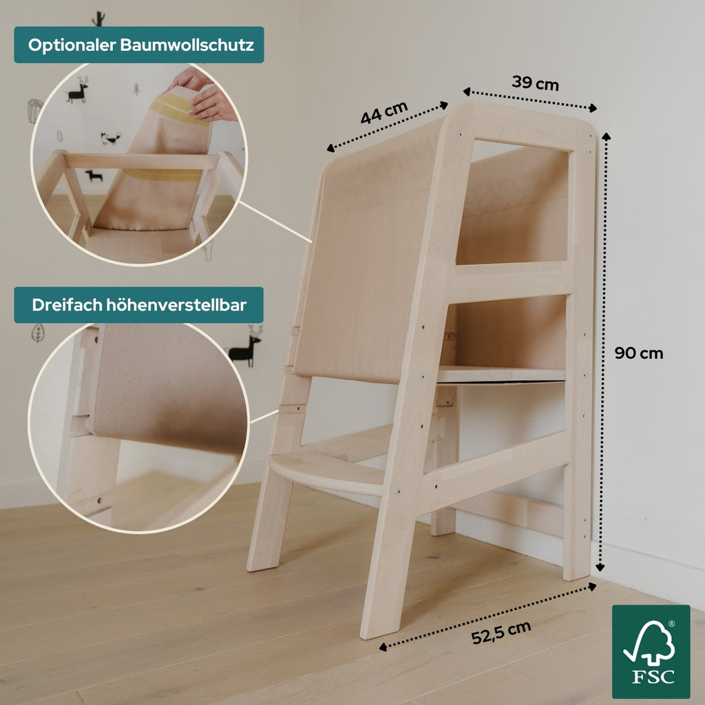 Lernturm mit Rausfallschutz