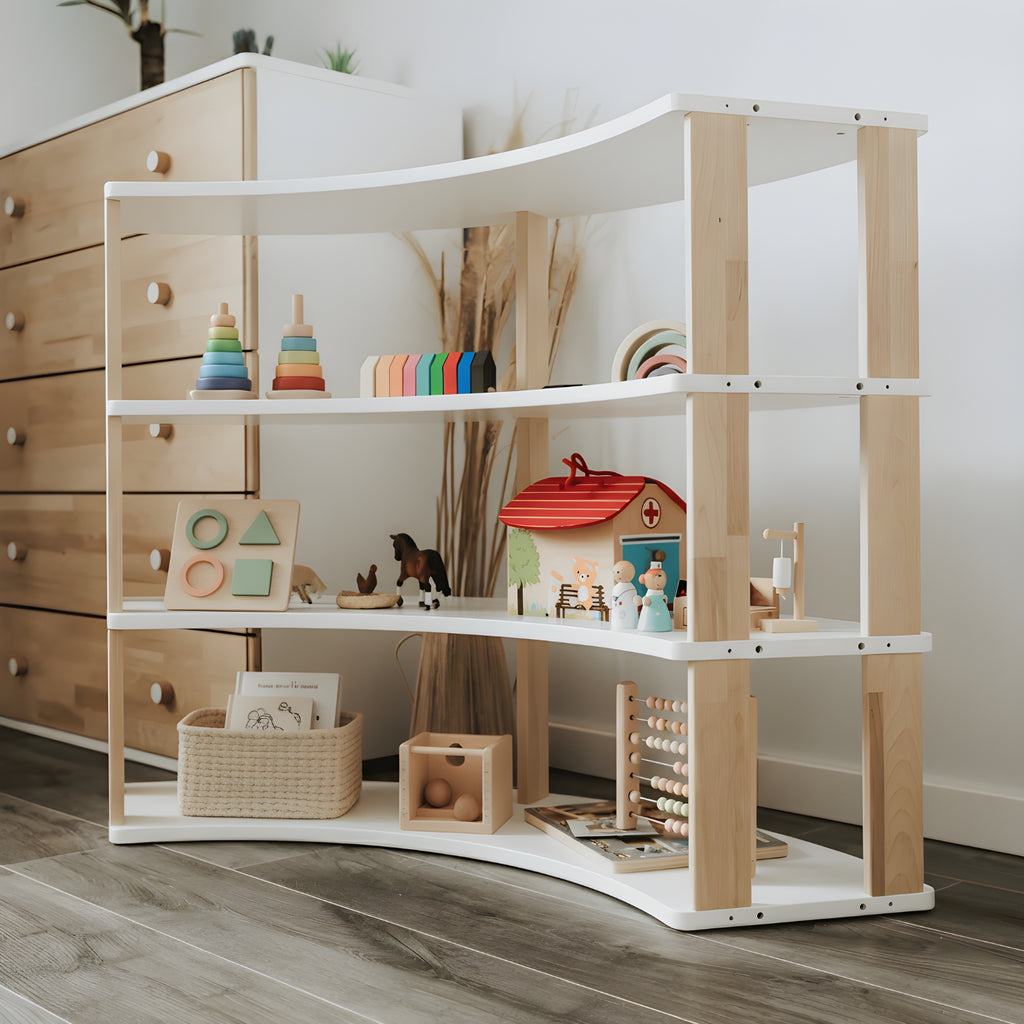 Modulares Bogenregal für Kinder | MODURA