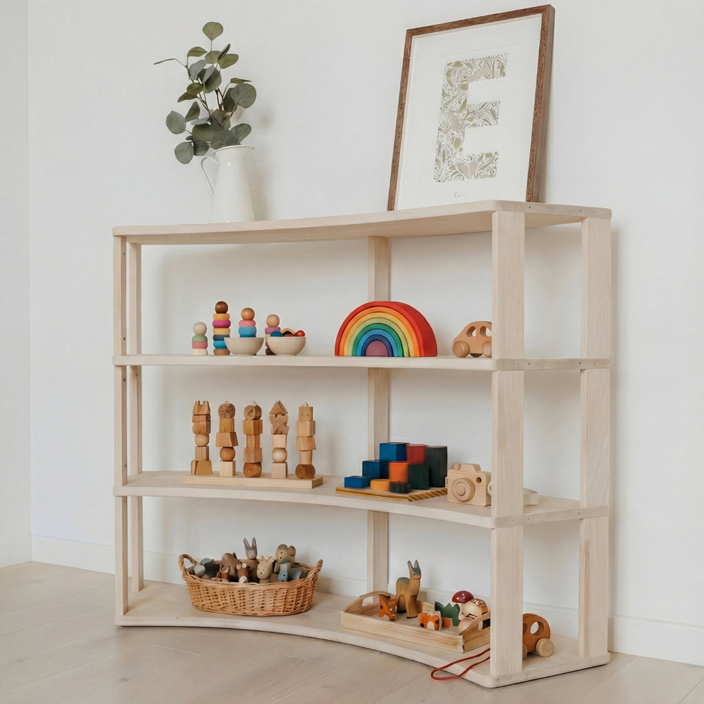 Modulares Bogenregal für Kinder | MODURA