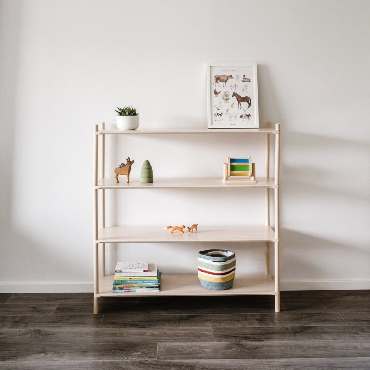 Modulares Familienregal - L | 'ISKORA' Kollektion - 4 Etagen - 25 cm - Juniorito