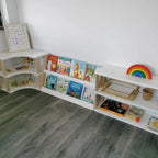 Modulares Kinderbücherregal | 'MODURA' Kollektion - Unbehandeltes Holz - Juniorito