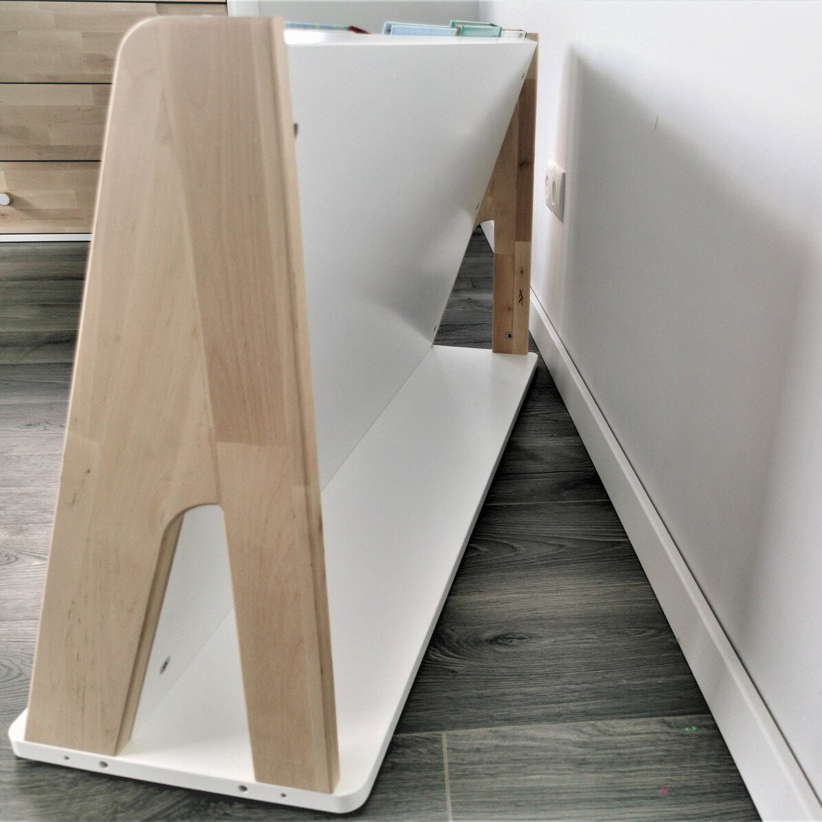 Modulares Kinderbücherregal | 'MODURA' Kollektion - Unbehandeltes Holz - Juniorito