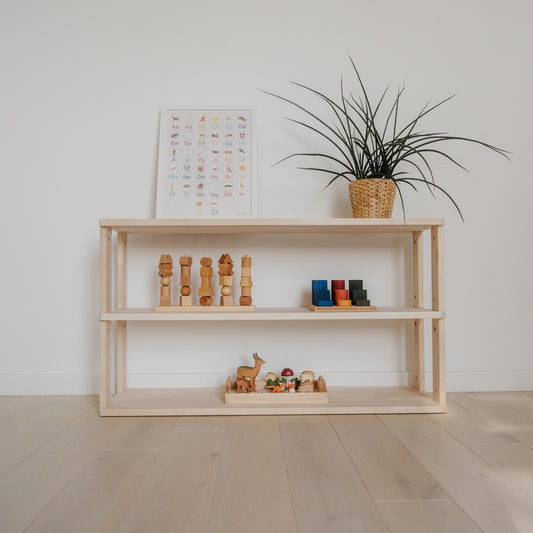 Modulares Kinderregal - Natur | MODURA - 2 = 29 cm - Unbehandelt - Juniorito
