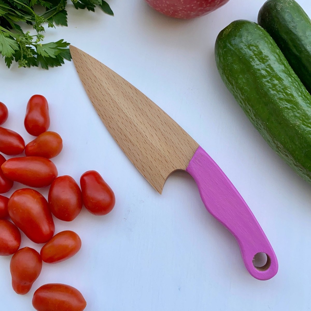 Montessori Schneidemesser für Kinder - Rosa - ohne Gravur - Juniorito