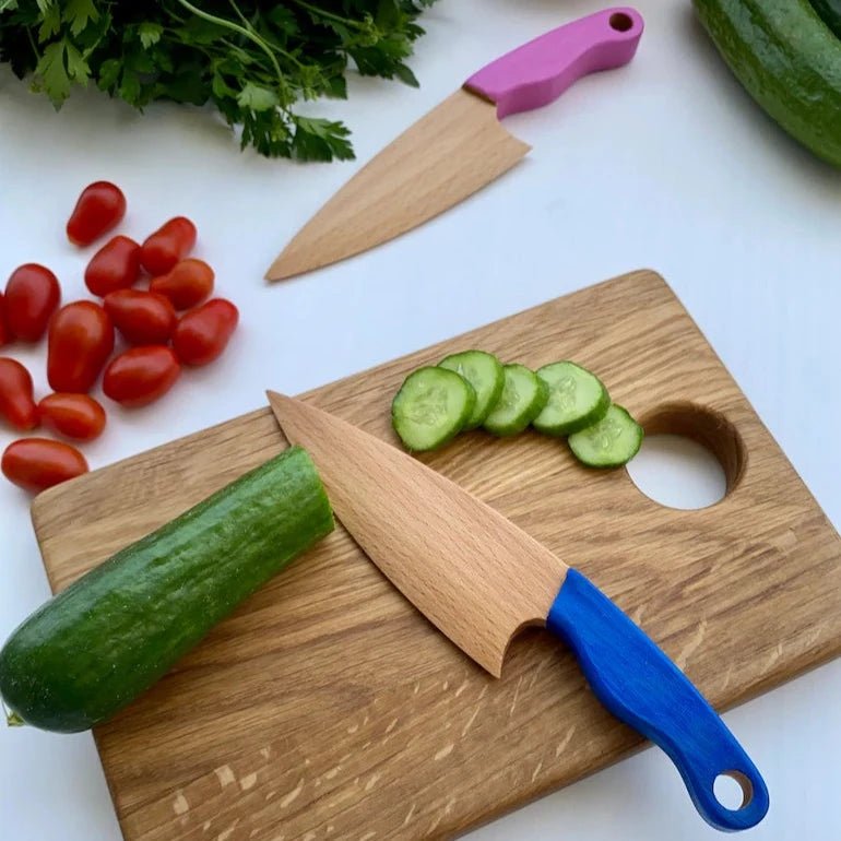 Montessori Schneidemesser für Kinder - Rosa - ohne Gravur - Juniorito