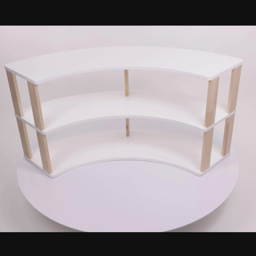 Modulares Bogenregal für Kinder | MODURA