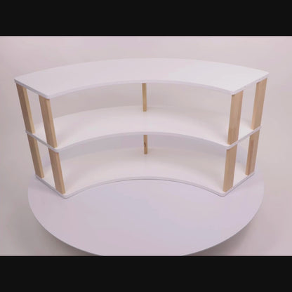 Modulares Bogenregal für Kinder | MODURA