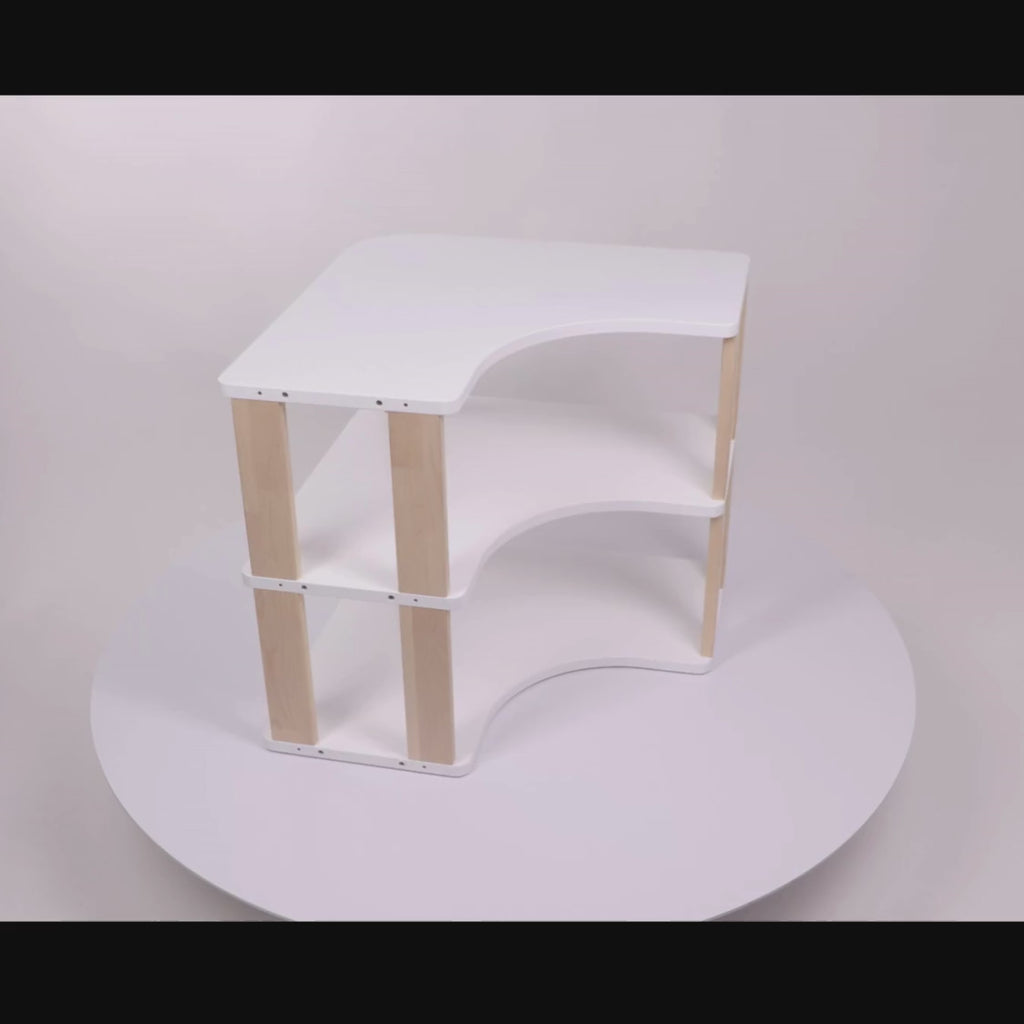 Modulares Eckregal für Kinder | MODURA