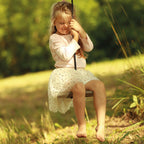 Tellerschaukel für Kinder - Braun - Juniorito