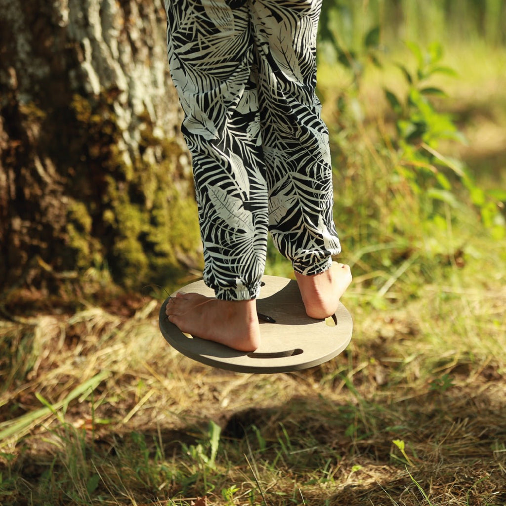 Tellerschaukel für Kinder - Braun - Juniorito