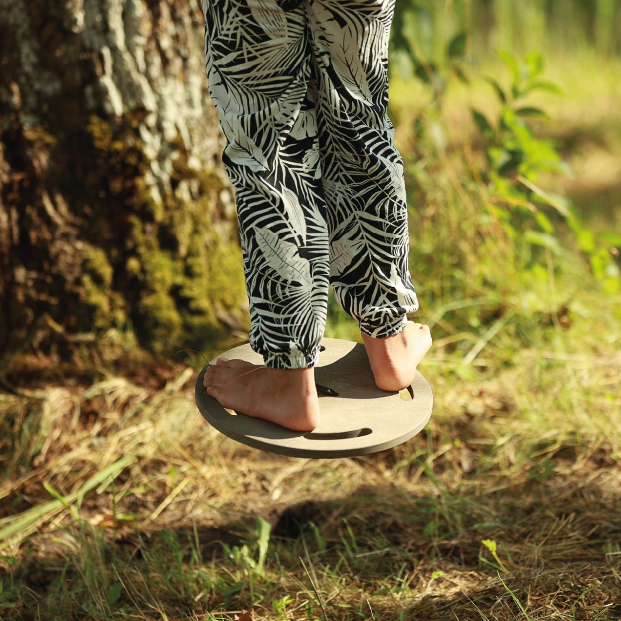 Tellerschaukel für Kinder - Braun - Juniorito