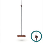 Tellerschaukel für Kinder - Braun - Juniorito